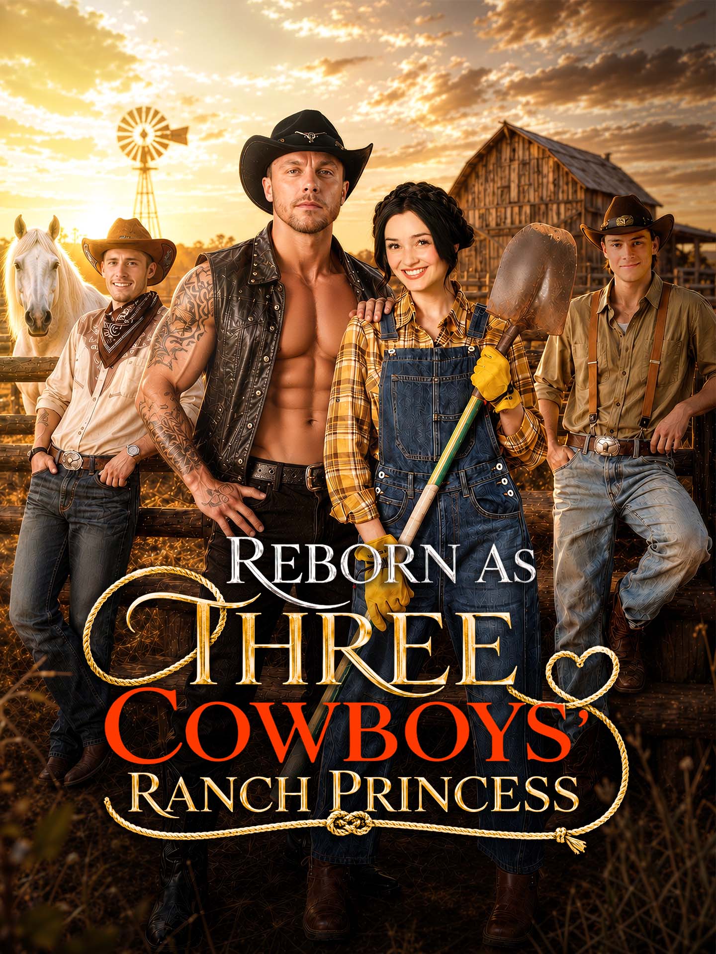 Reborn as Three Cowboys' Ranch Princess Full Movie Uncut Watch On Mylareels.com Poster